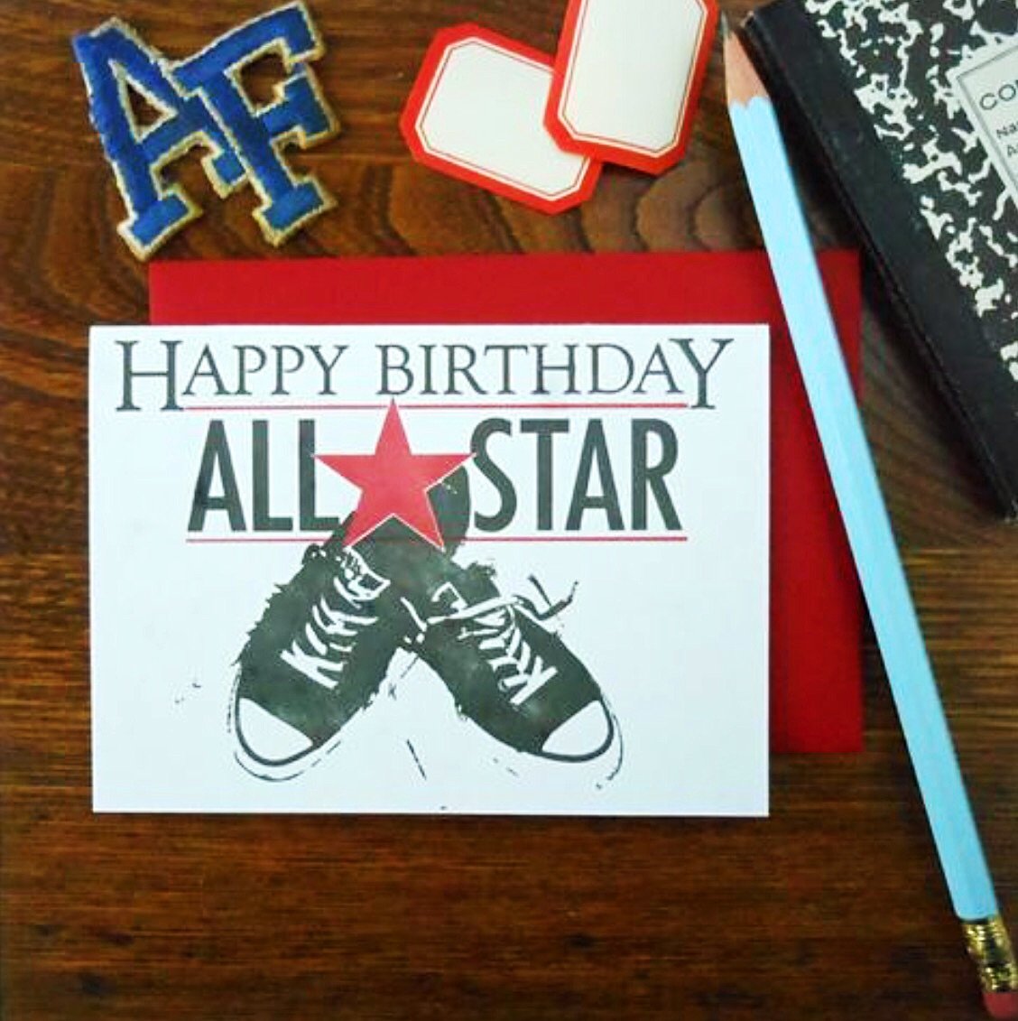 $6.99 CONVERSE CHUCKS ALL STAR BIRTHDAY CARD