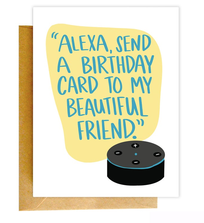 $6.99 ALEXA BIRTHDAY CARD