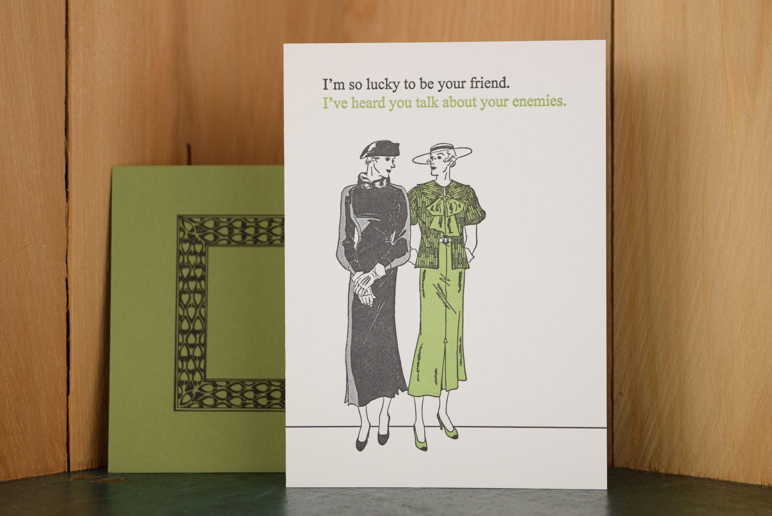 $6.99 LUCKY TO BE YOUR FRIEND CARD