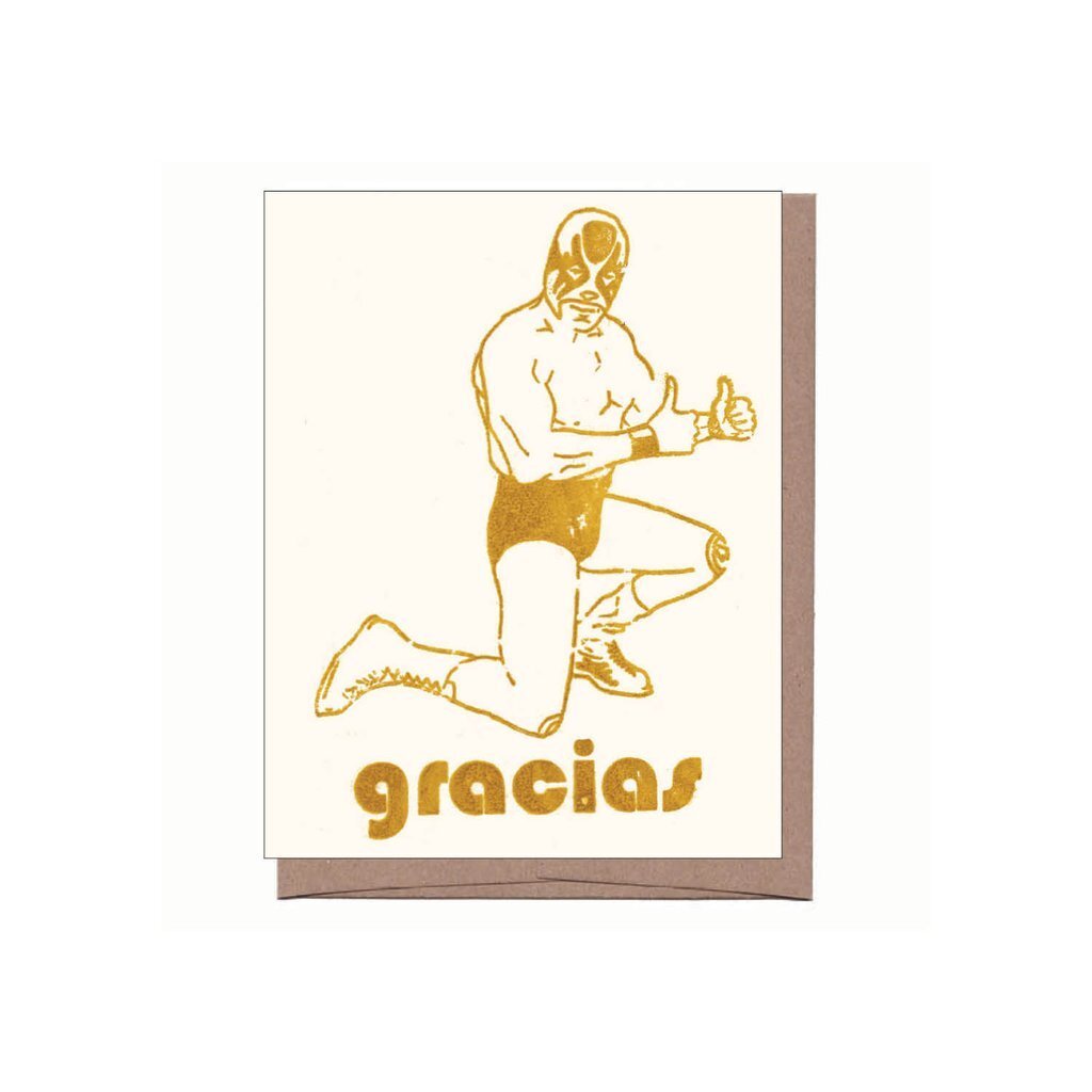 $6.99 GRACIAS LUCHADOR THANK YOU CARD