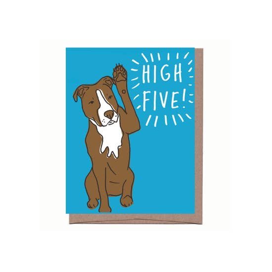 $5.99 DOG HIGH FIVE CARD