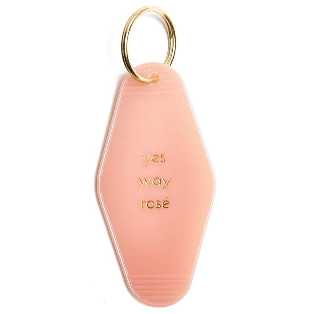 $9.99 YES WAY ROSÉ MOTEL KEY TAG KEYCHAIN