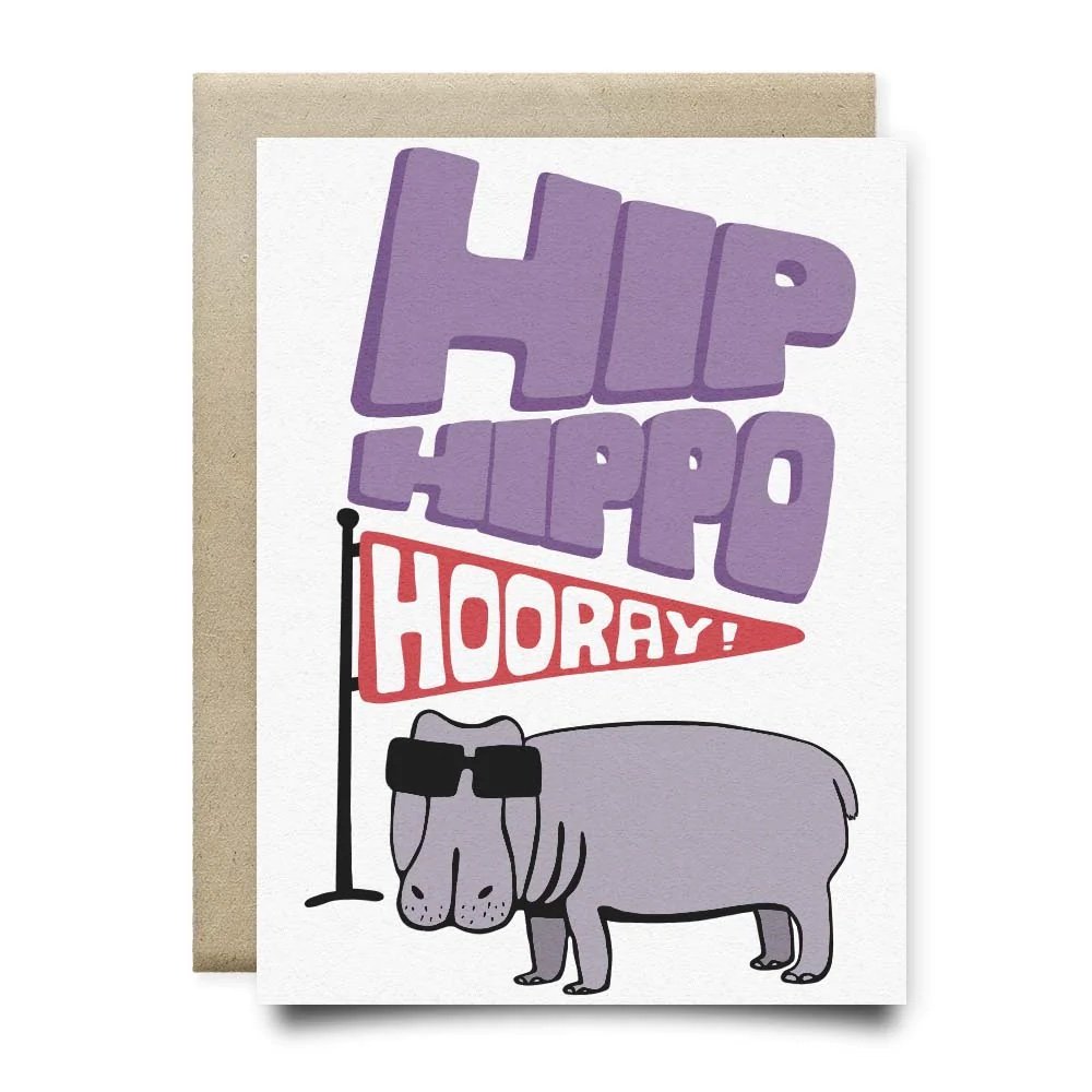 $5.99 HIP HIPPO HOORAY CARD