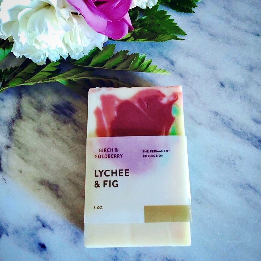 $13.99 LYCHEE AND FIG VEGAN SOAP