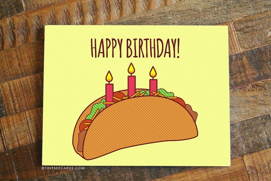 $5.99 HAPPY BIRTHDAY TACO CARD