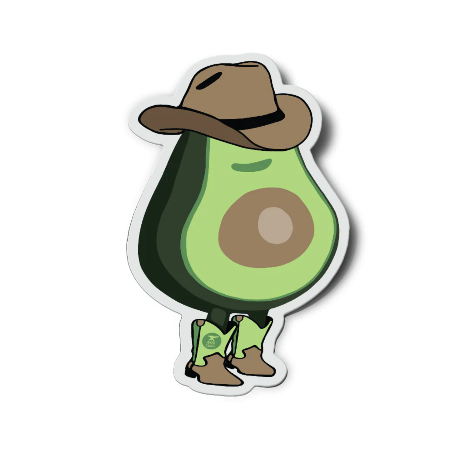 $4.99 AVOCADO COWBOY STICKER