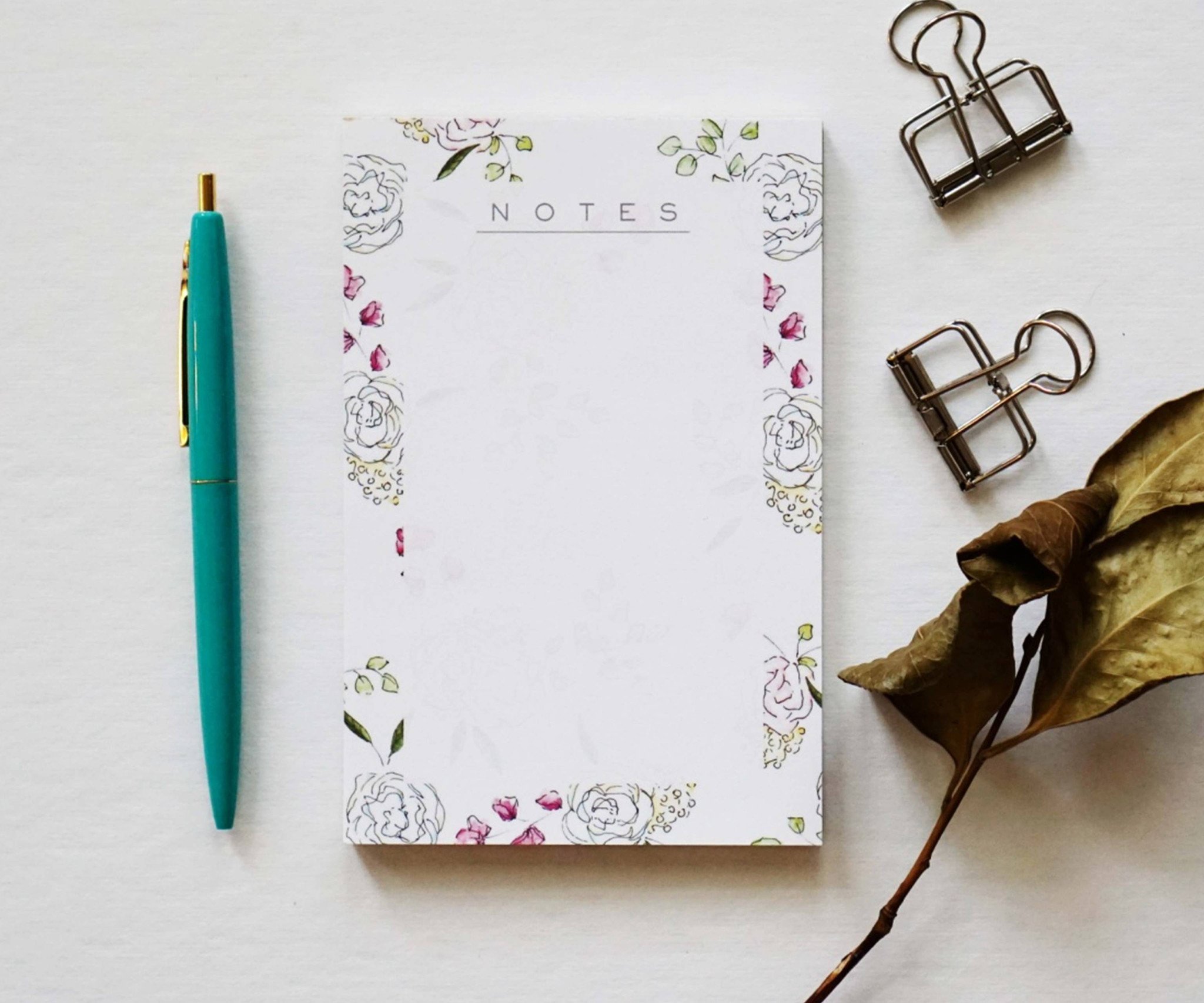 $9.99 FLORAL NOTES NOTEPAD