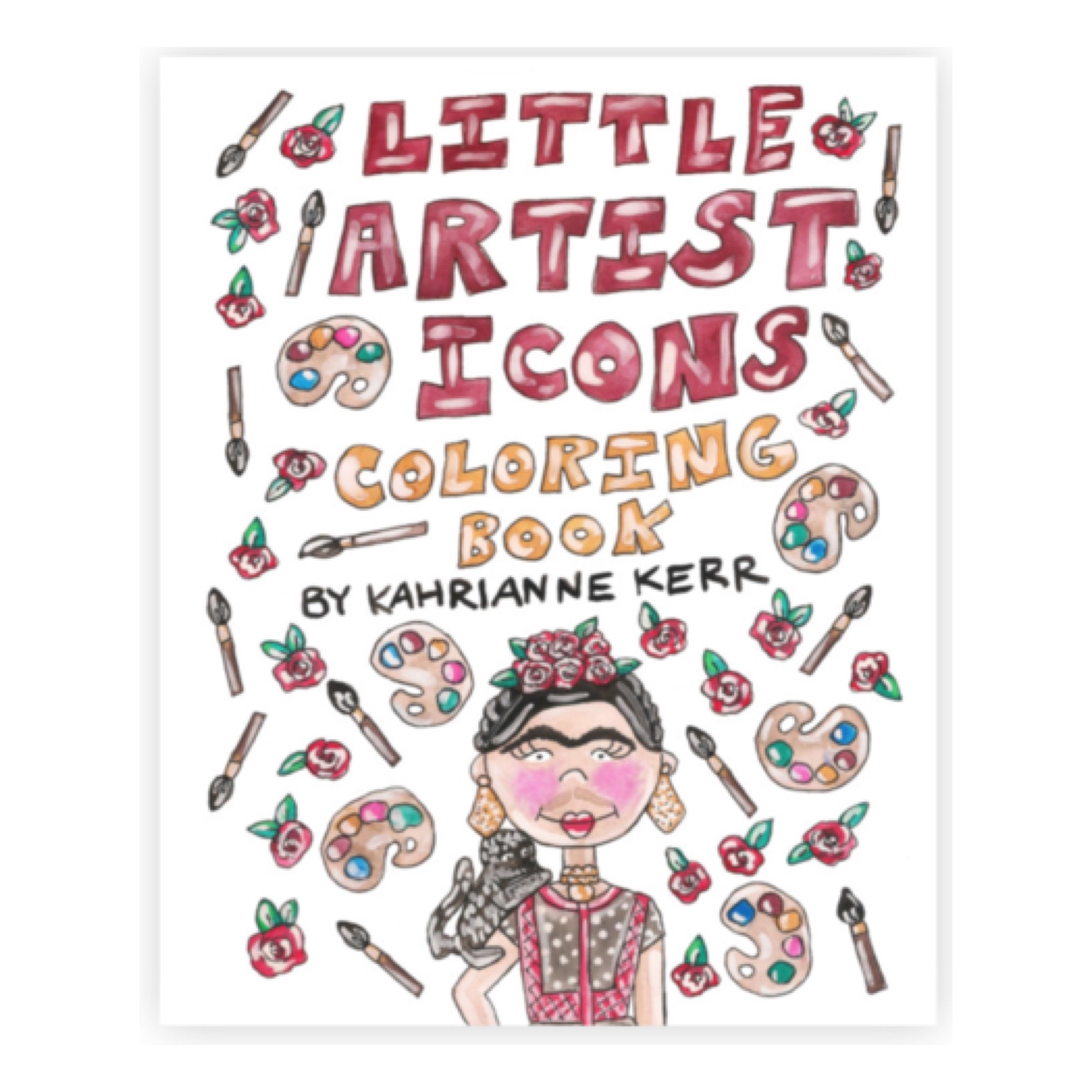 $19.99 LITTLE ARTIST ICONS ADULT COLORING BOOK