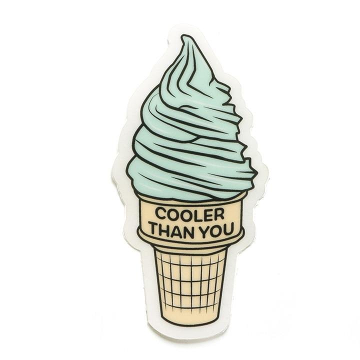 $4.99 COOLER THAN YOU ICE CREAM STICKER