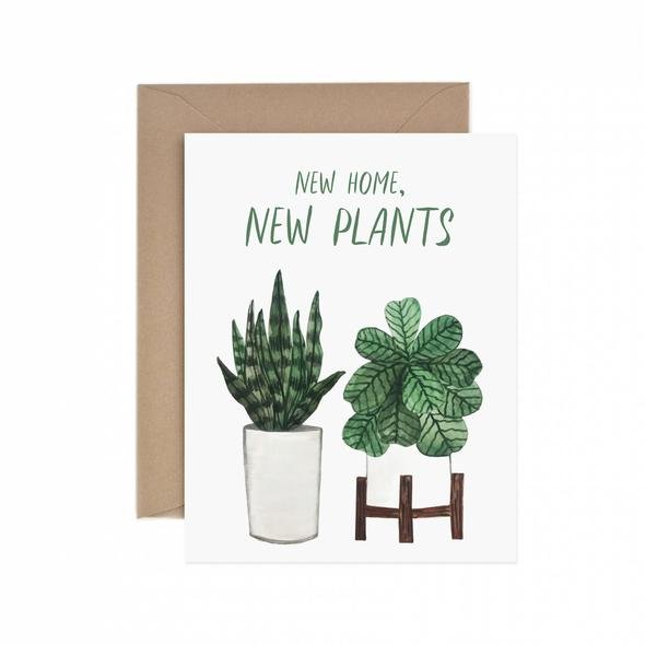$6.99 NEW HOME, NEW PLANTS CARD