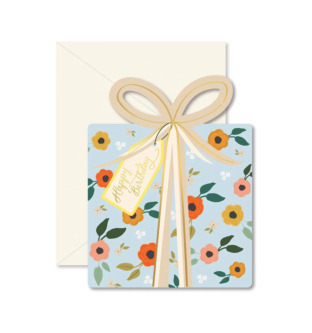 GILDED GARDEN GIFT BIRTHDAY CARD