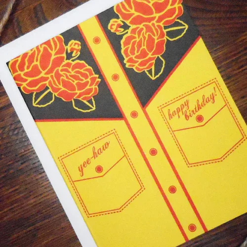 YEEHAW WESTERN SHIRT BIRTHDAY CARD 3.webp