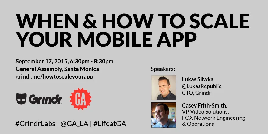  Promotional asset for Grindr and General Assembly's partnership (September 2015)&nbsp; 