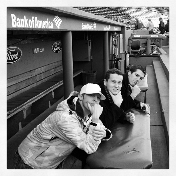 Fenway Dugout!