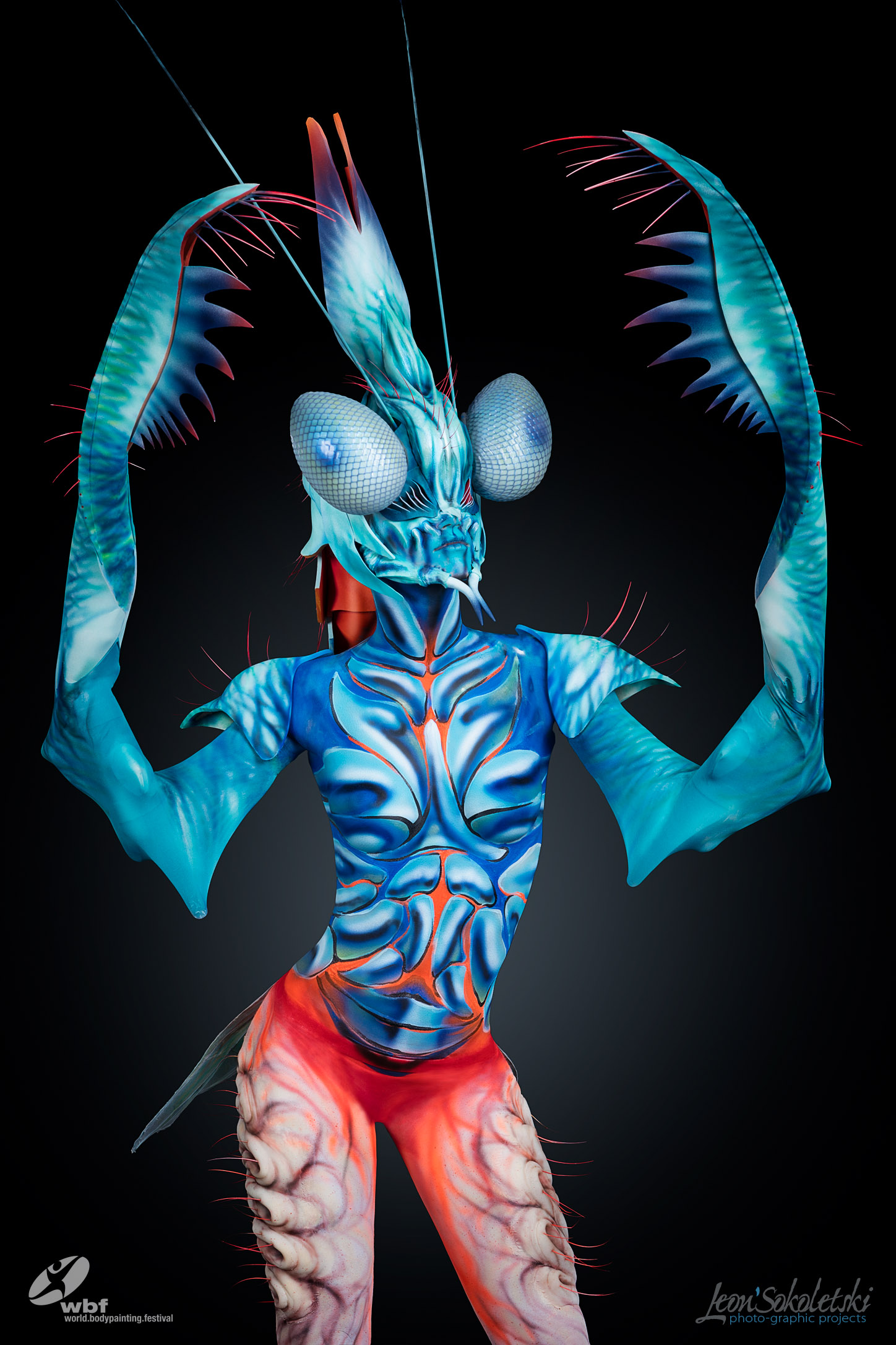 2nd Place, Special Effects Bodypainting Award WBF-2016