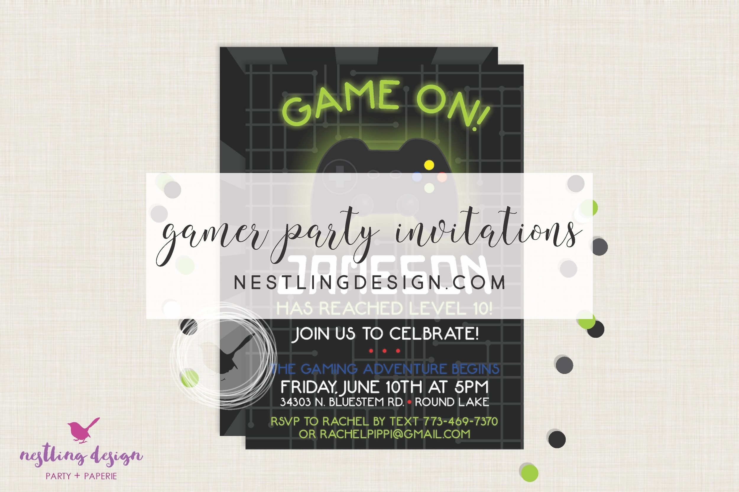 Gaming Invitation 