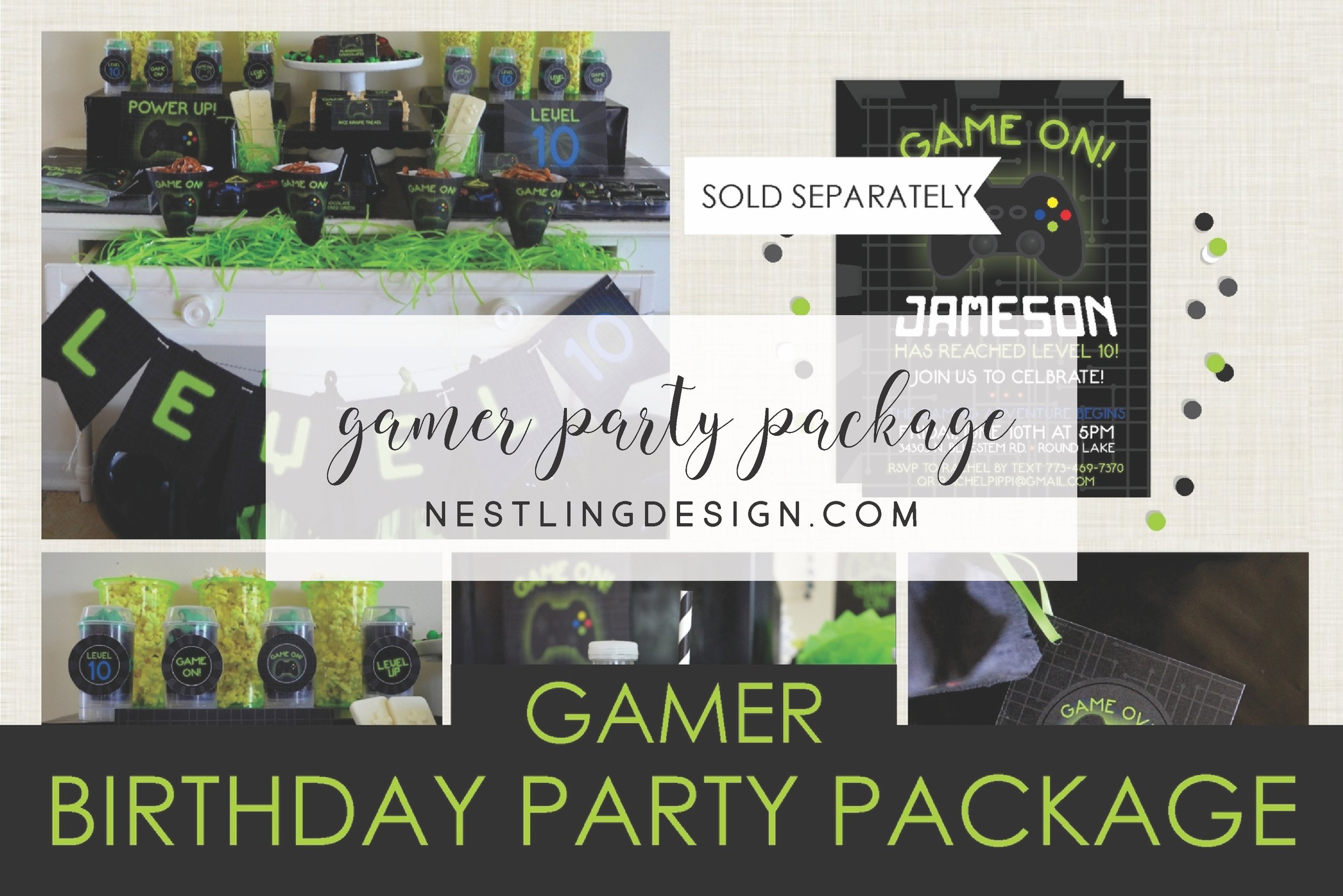 Gamer Party Pack