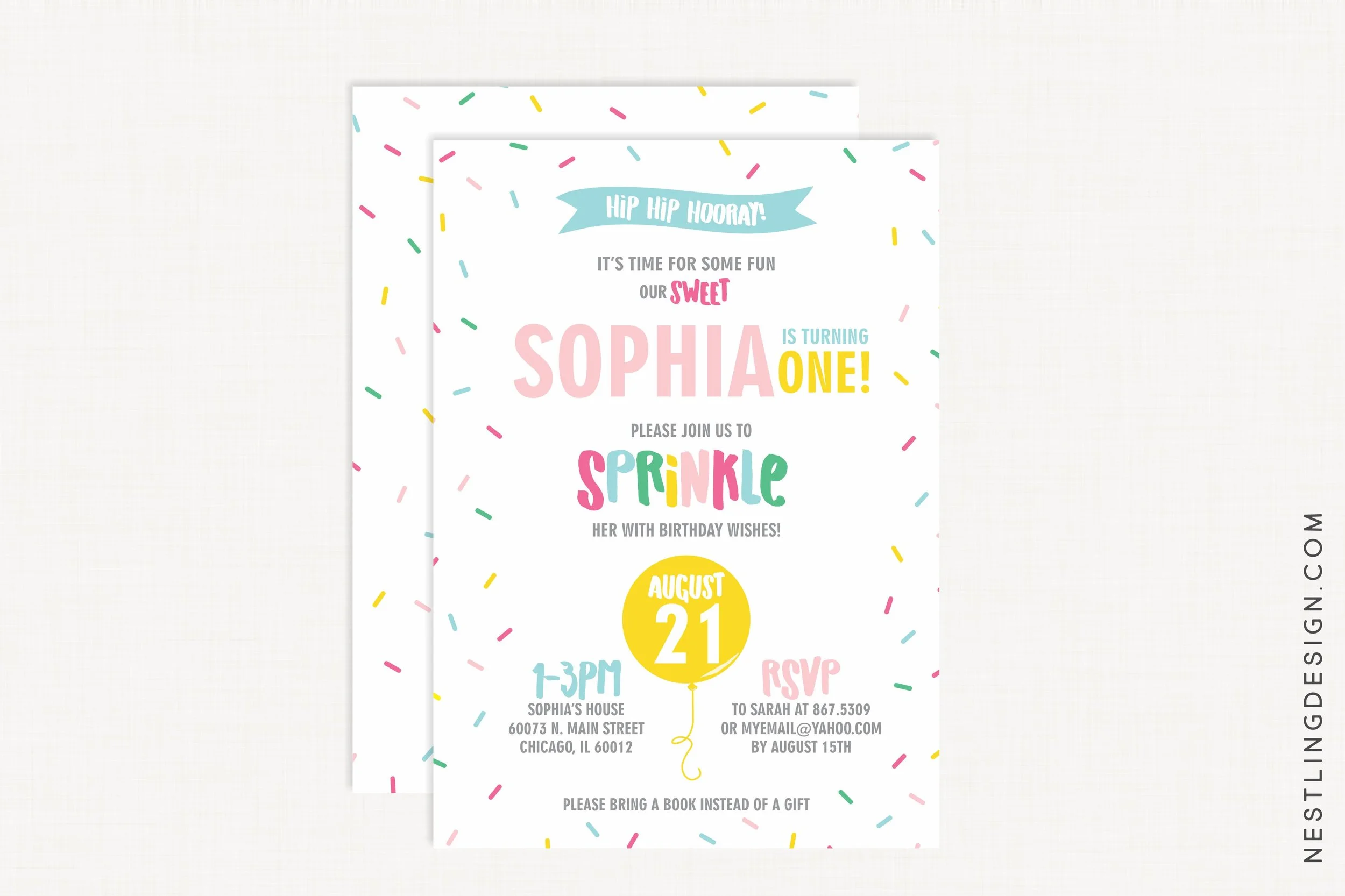 Sprinkles Invitation Set