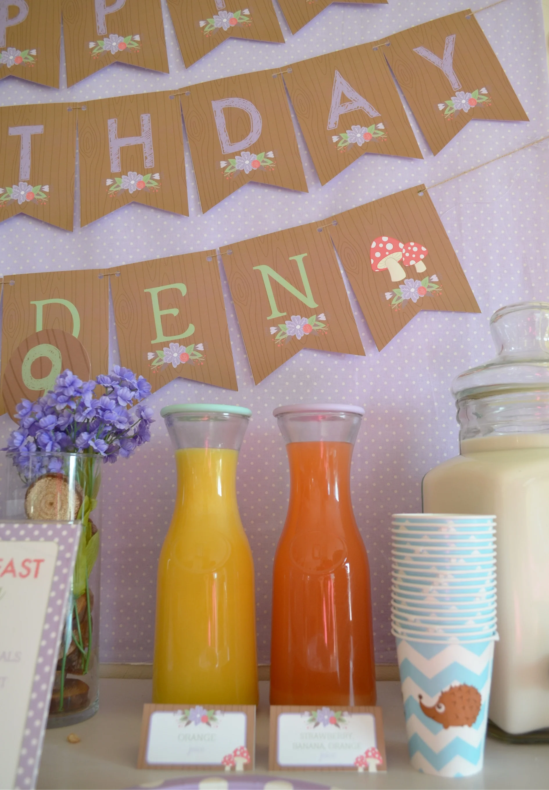 Woodland Hedgehog Party