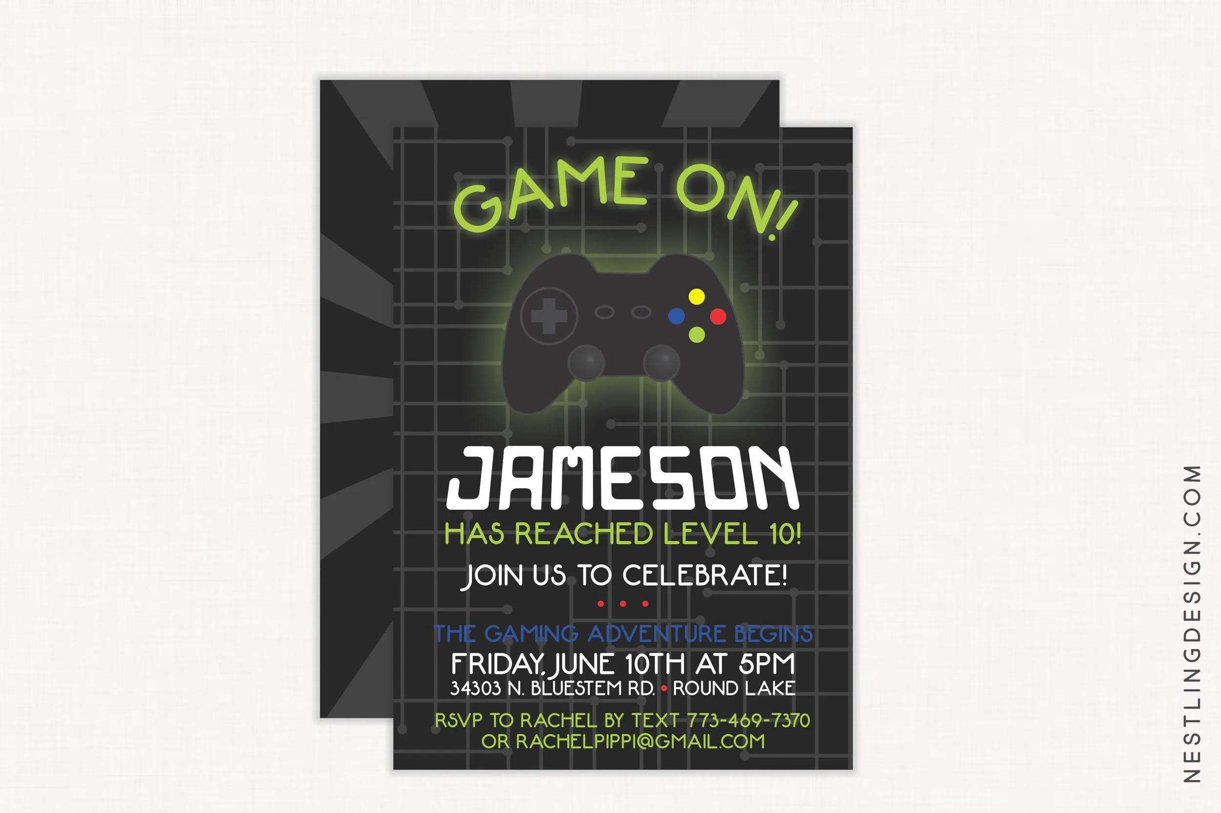 Gaming Invitation