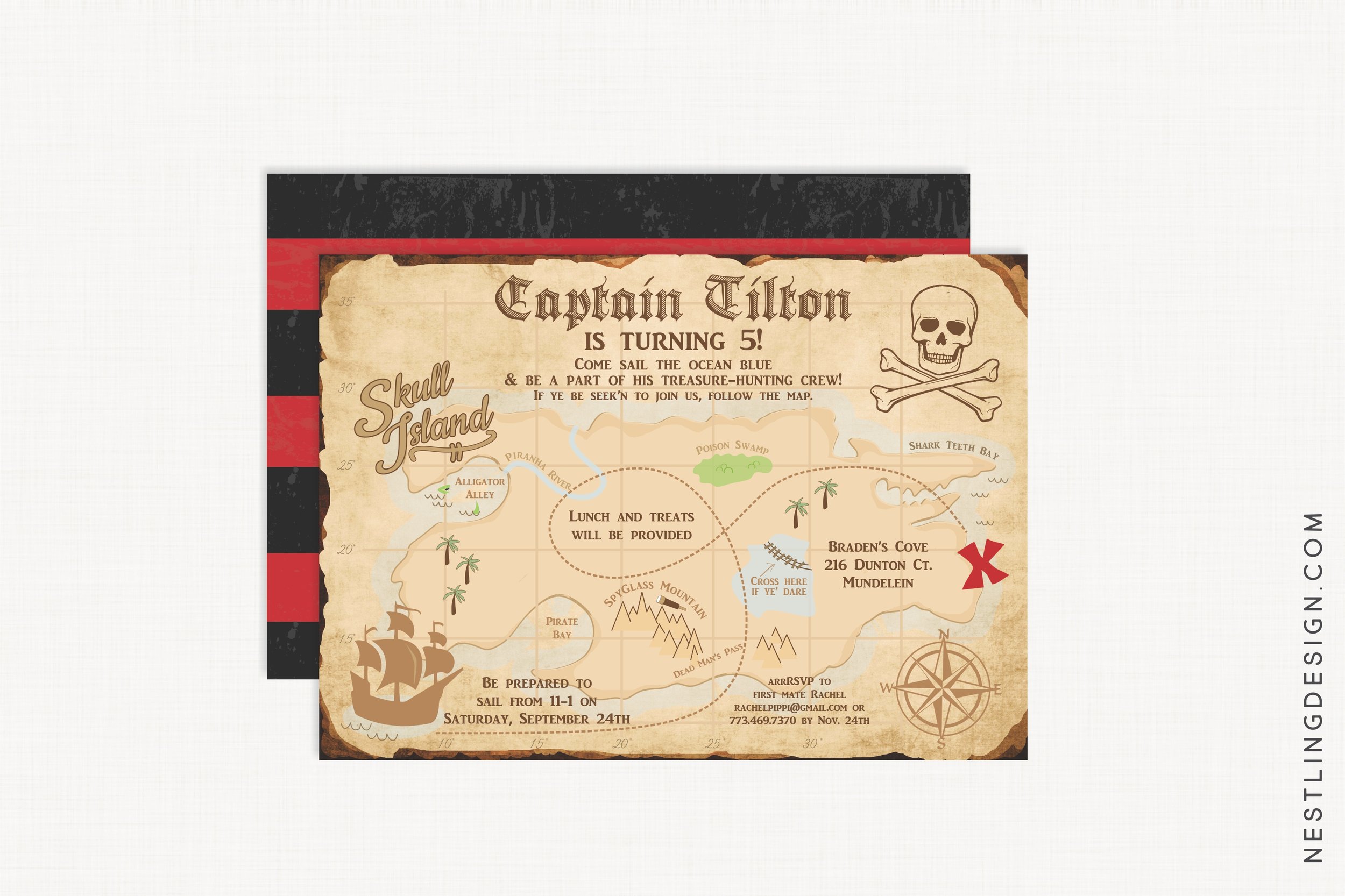 Pirate Invitation