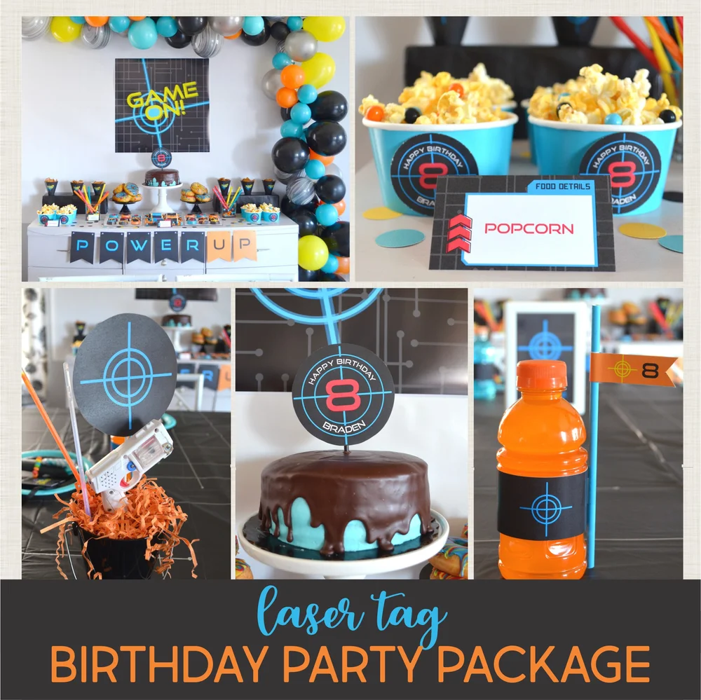 Laser Tag Party Package — Nestling Design