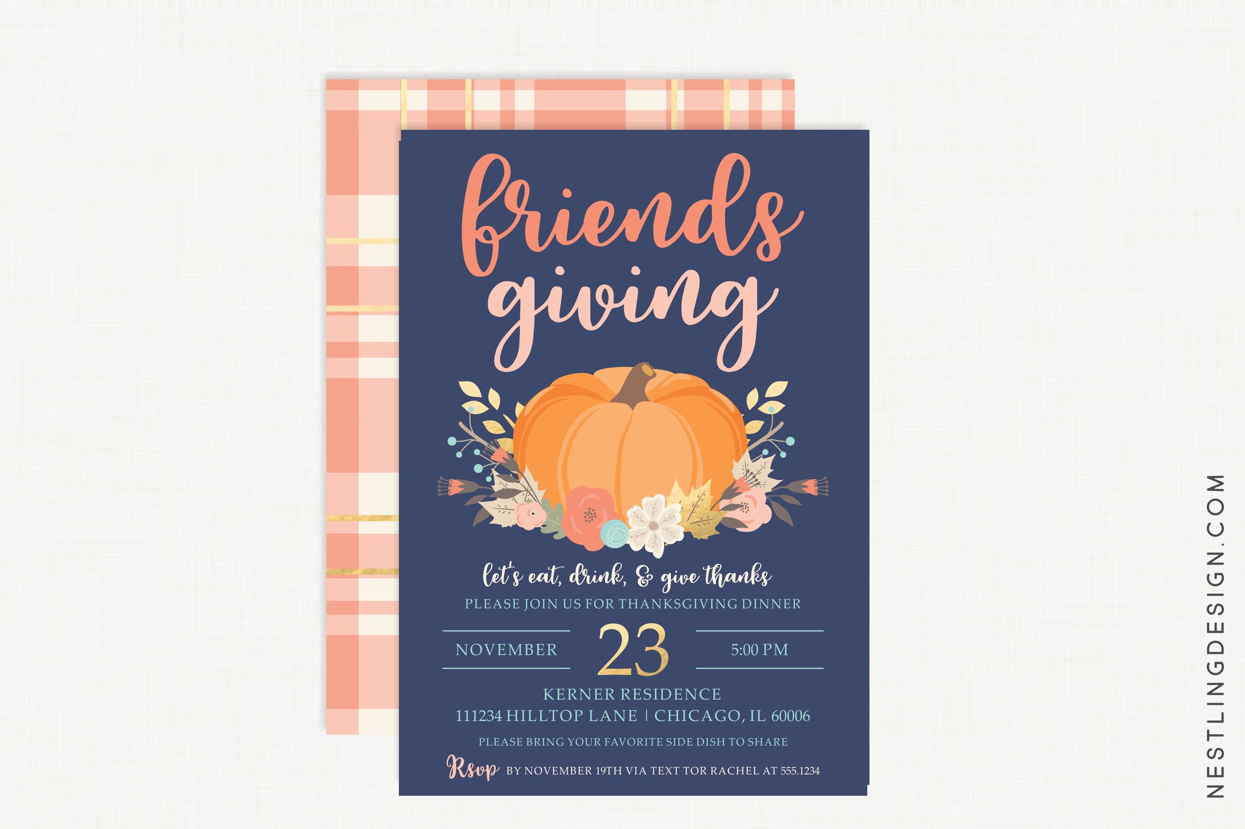Friendsgiving Invitation