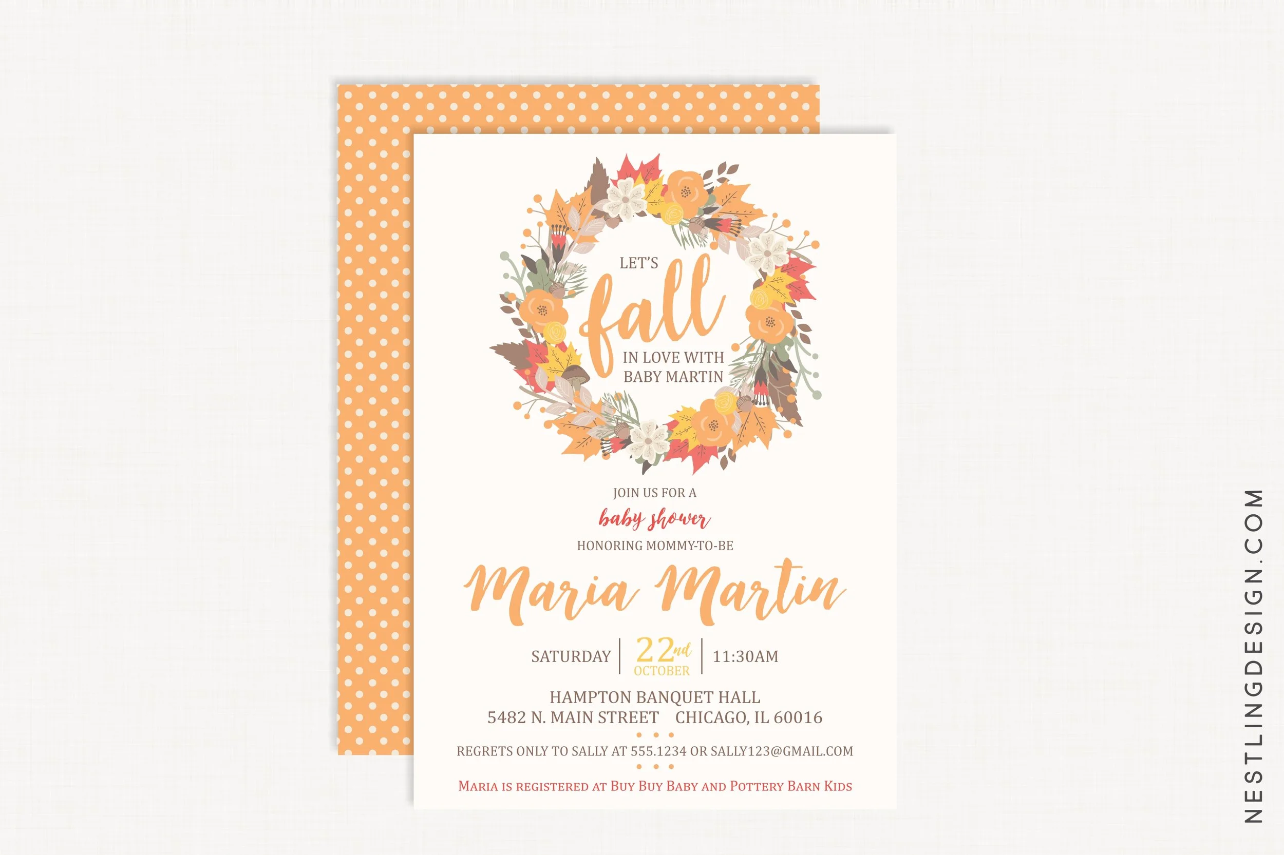 Fall In Love Baby Shower Invitation1.jpg