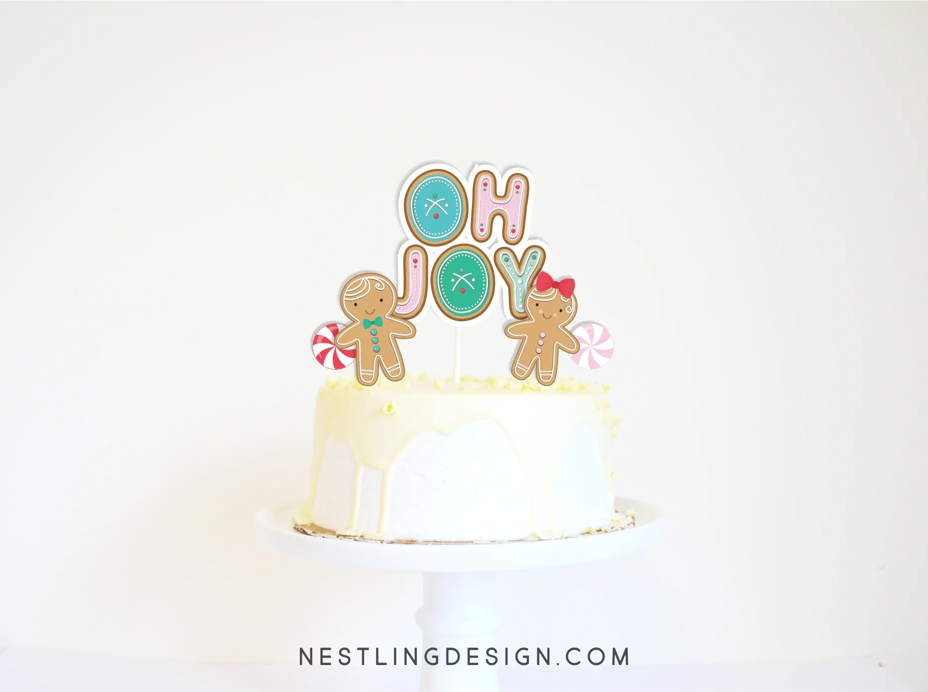 Gingerbread Cake Topper