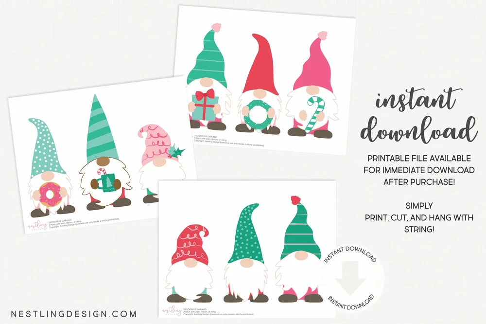 Christmas Garland Printable