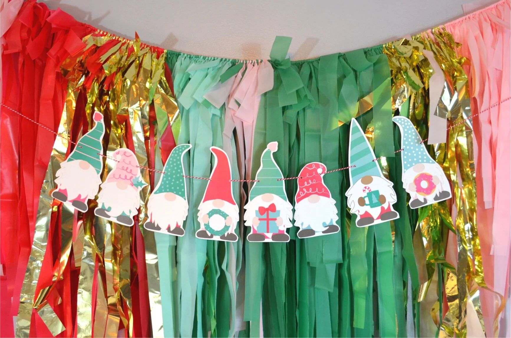 Gnome Holiday Garland