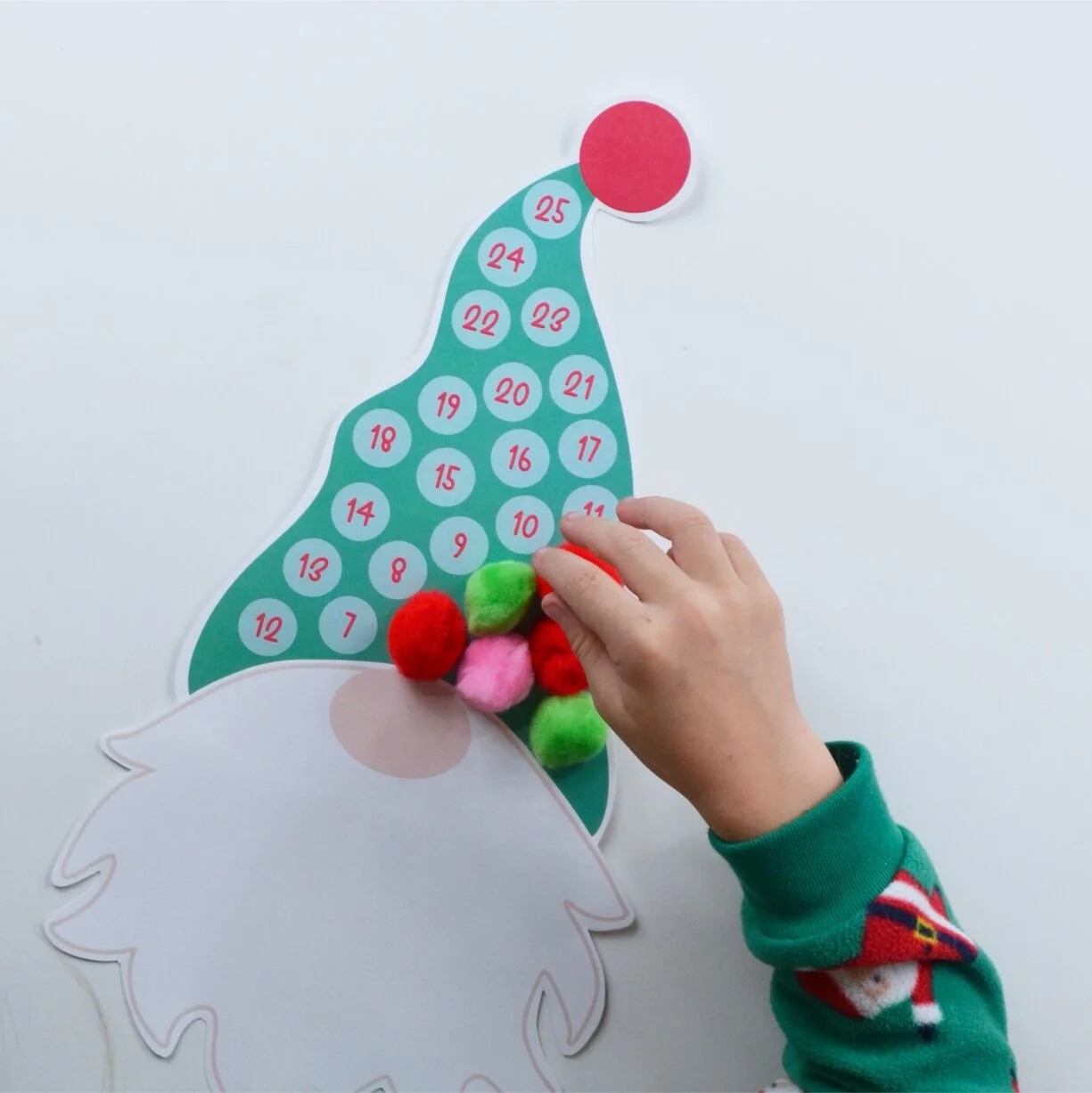 {Free Printable} Gnome Countdown To Christmas