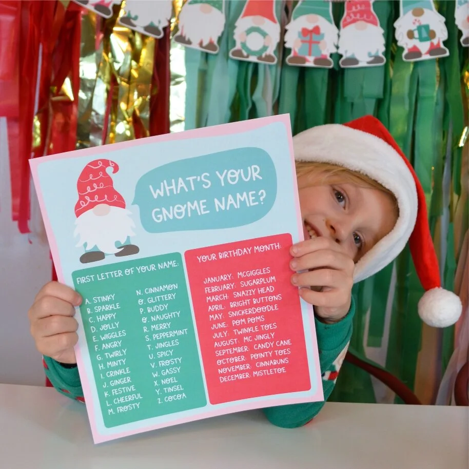 {Free Printable} What's Your Gnome Name?
