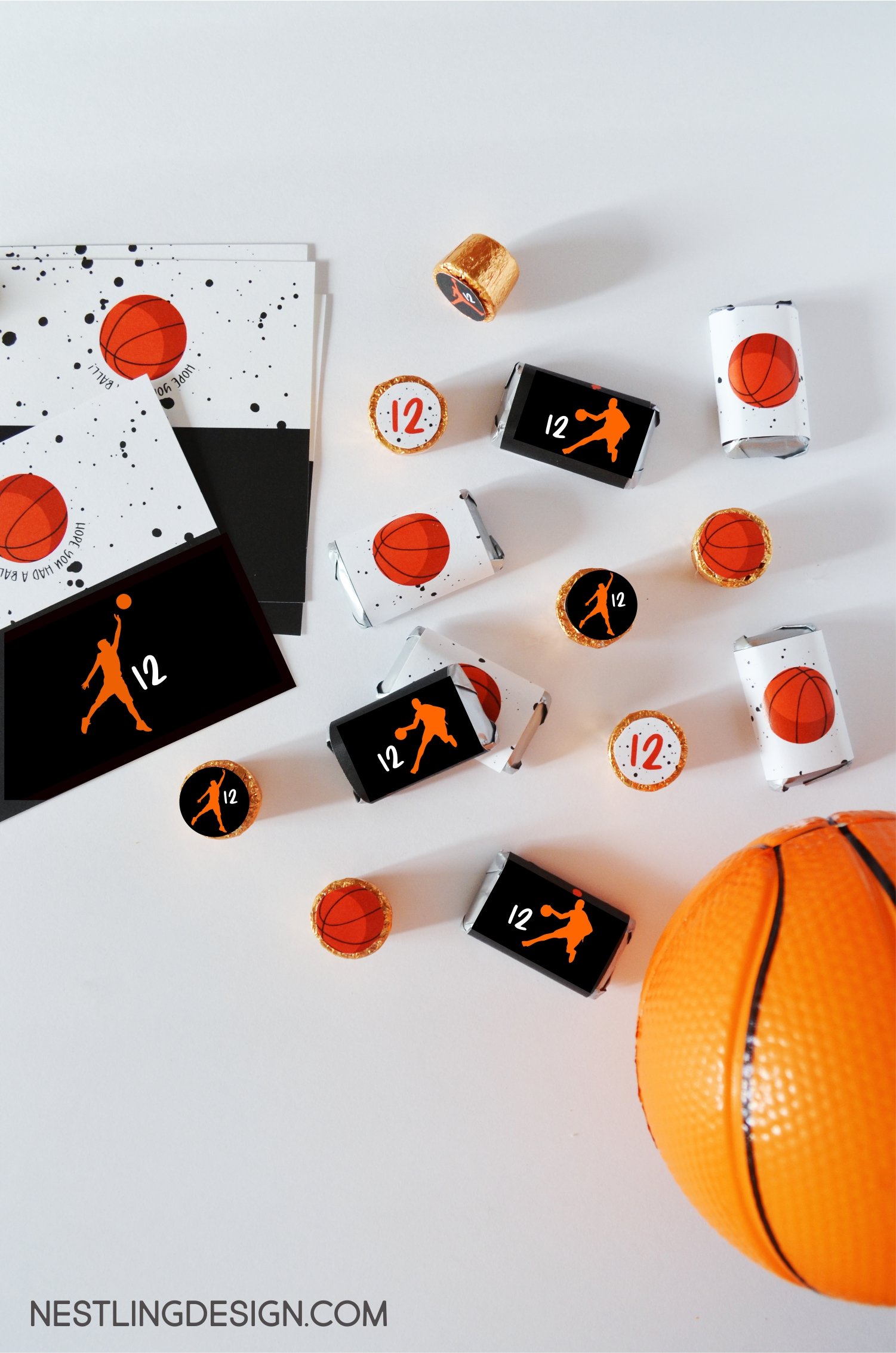 Basketball Candy Wrappers