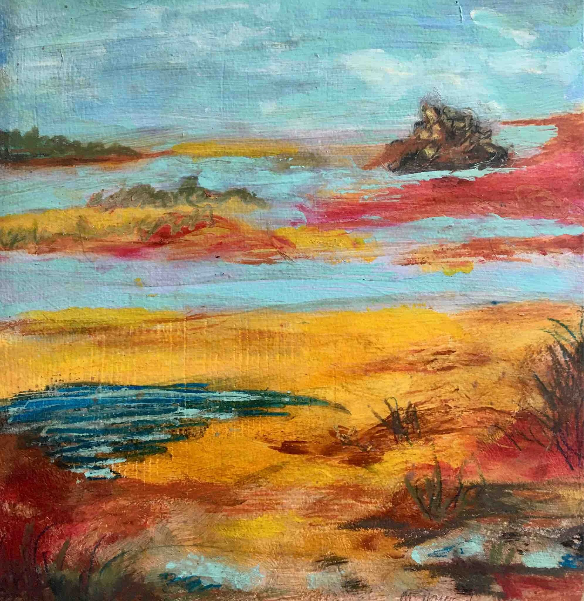 "Cape Cod",  14" x 14"