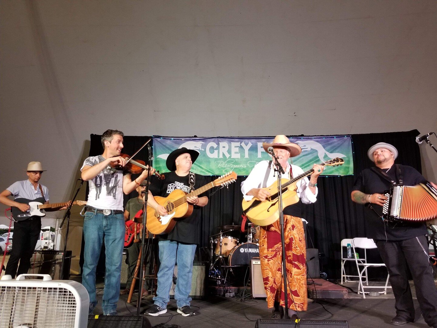 A few more moments from last weekend at @greyfoxbluegrass - flying in the Free Mexican Airforce with Peter Rowan and the Texmaniacs in the dance tent Saturday night, the awe-inspiring playing of @michaelclevelandfiddle and Flame Keeper, and keeping c