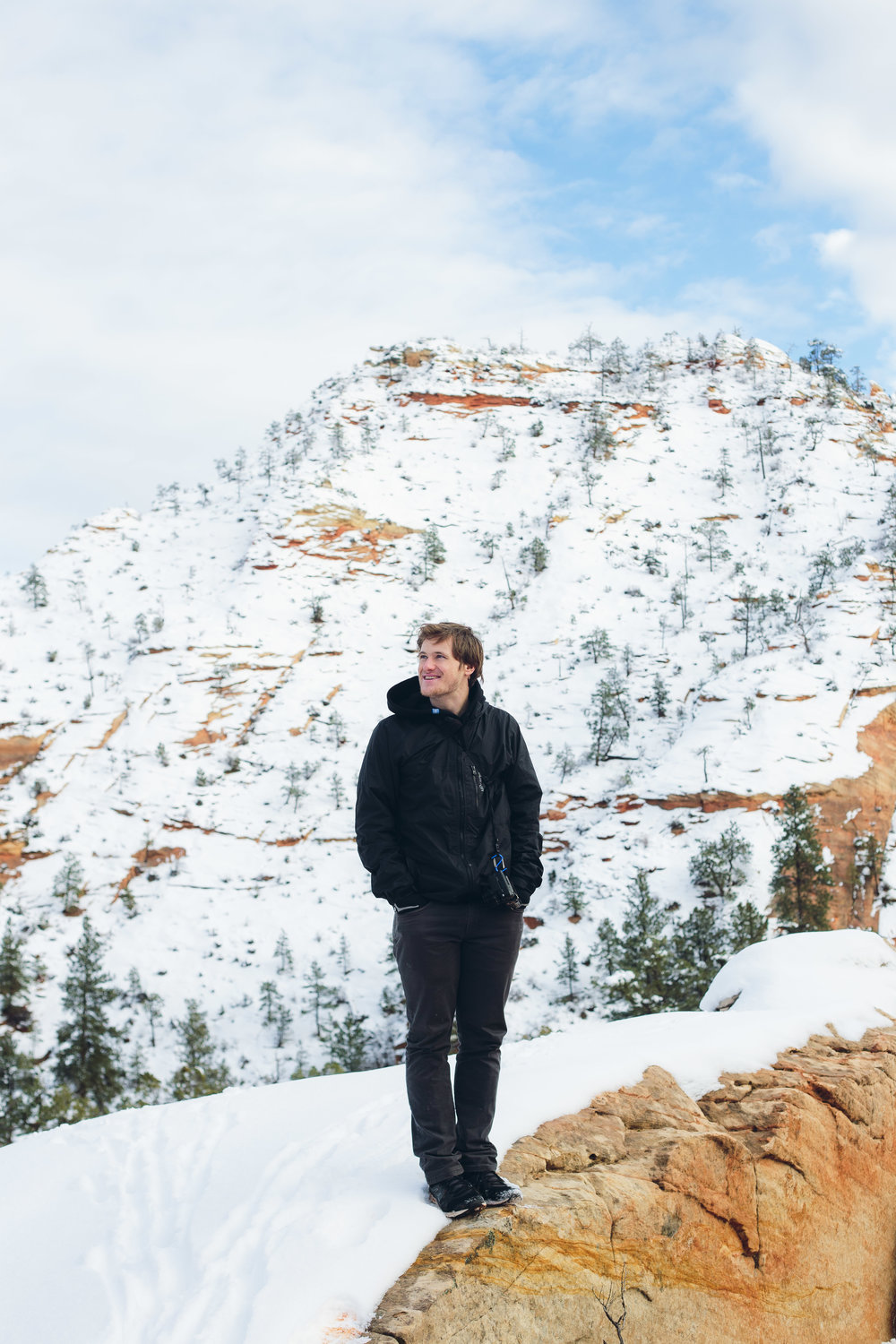 Zion National Park hikes winter portraits