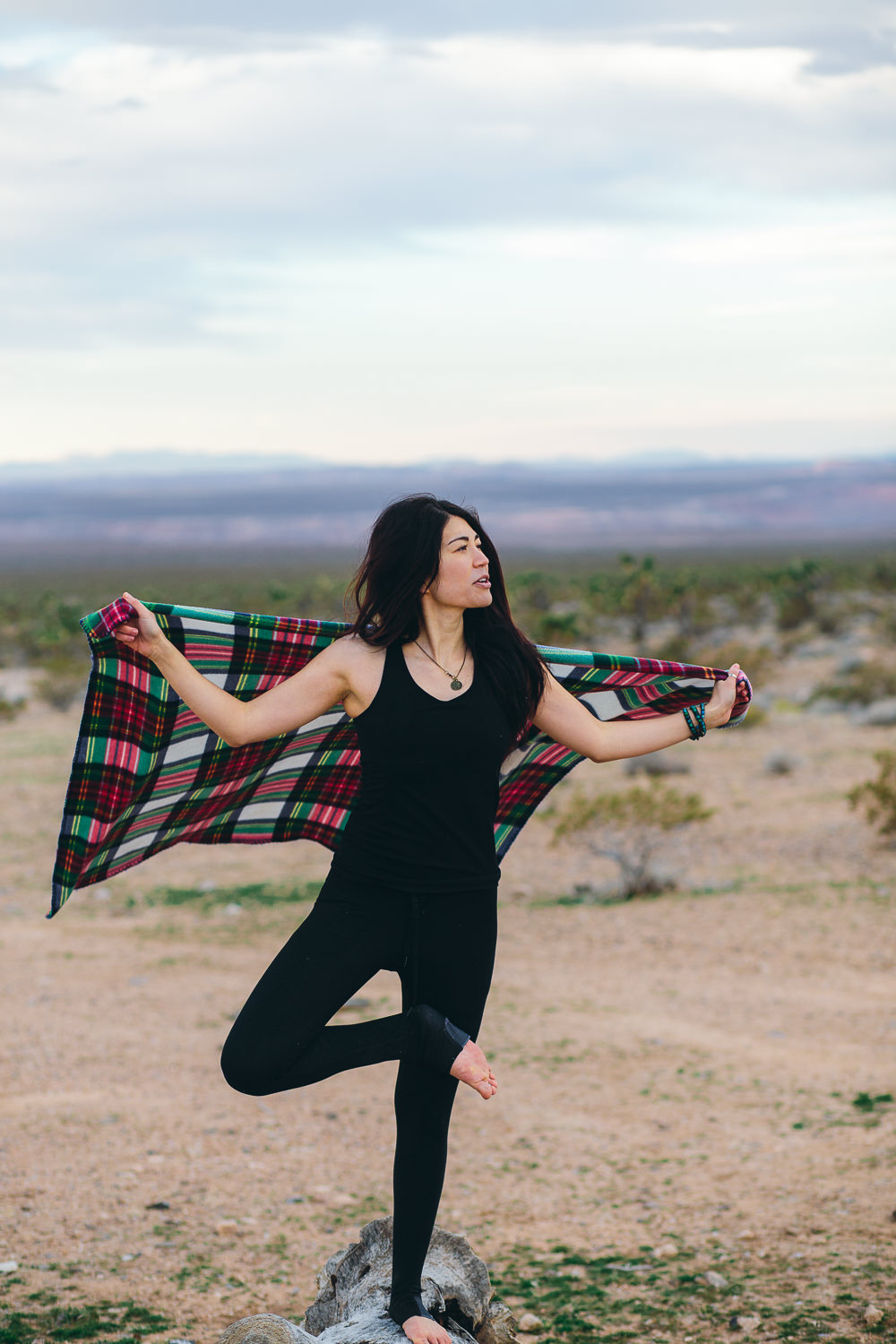 Yoga pose Southern Utah Adventure photographer hybrid film and digital