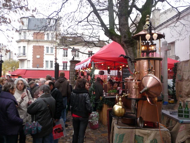 Marché du Noël, Montmartre