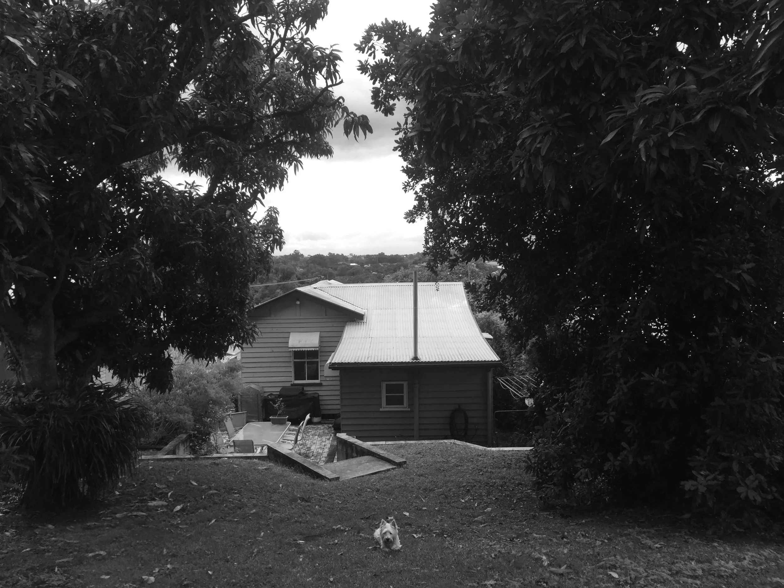 Existing rear elevation