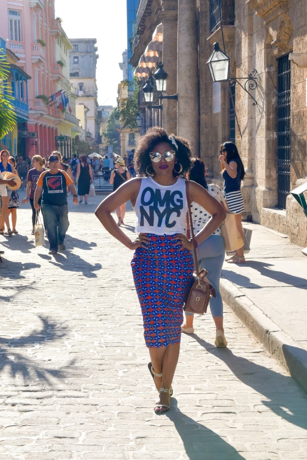 What to wear in Cuba - print daytime look — Enma & I