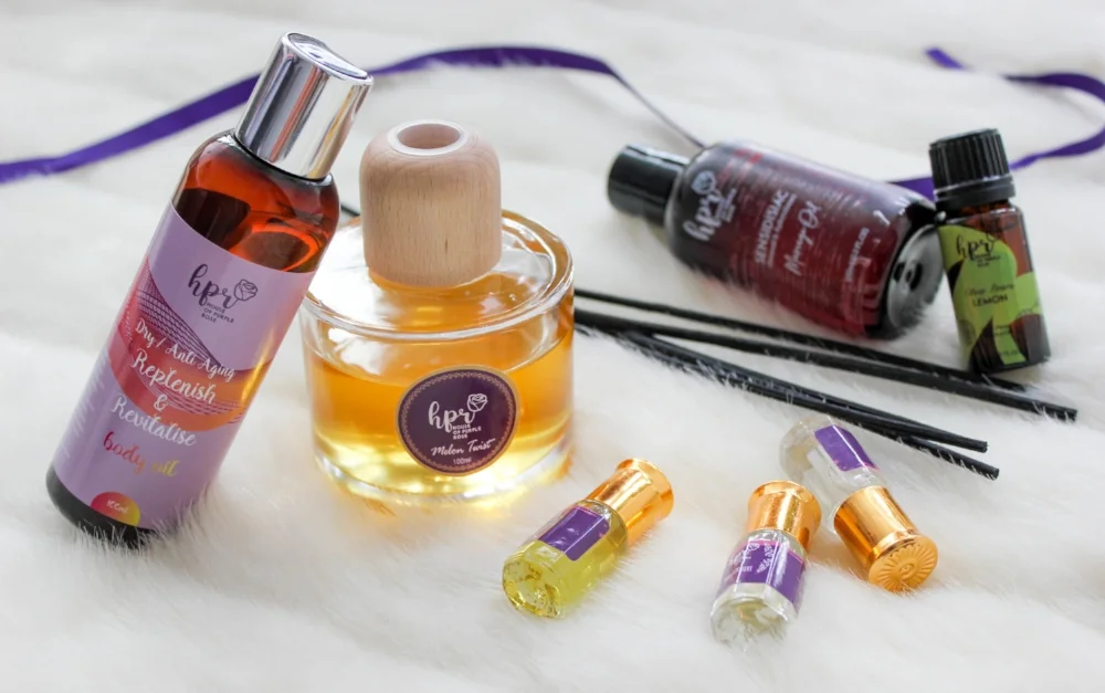 Relaxing and unwinding with House of Purple Rose products