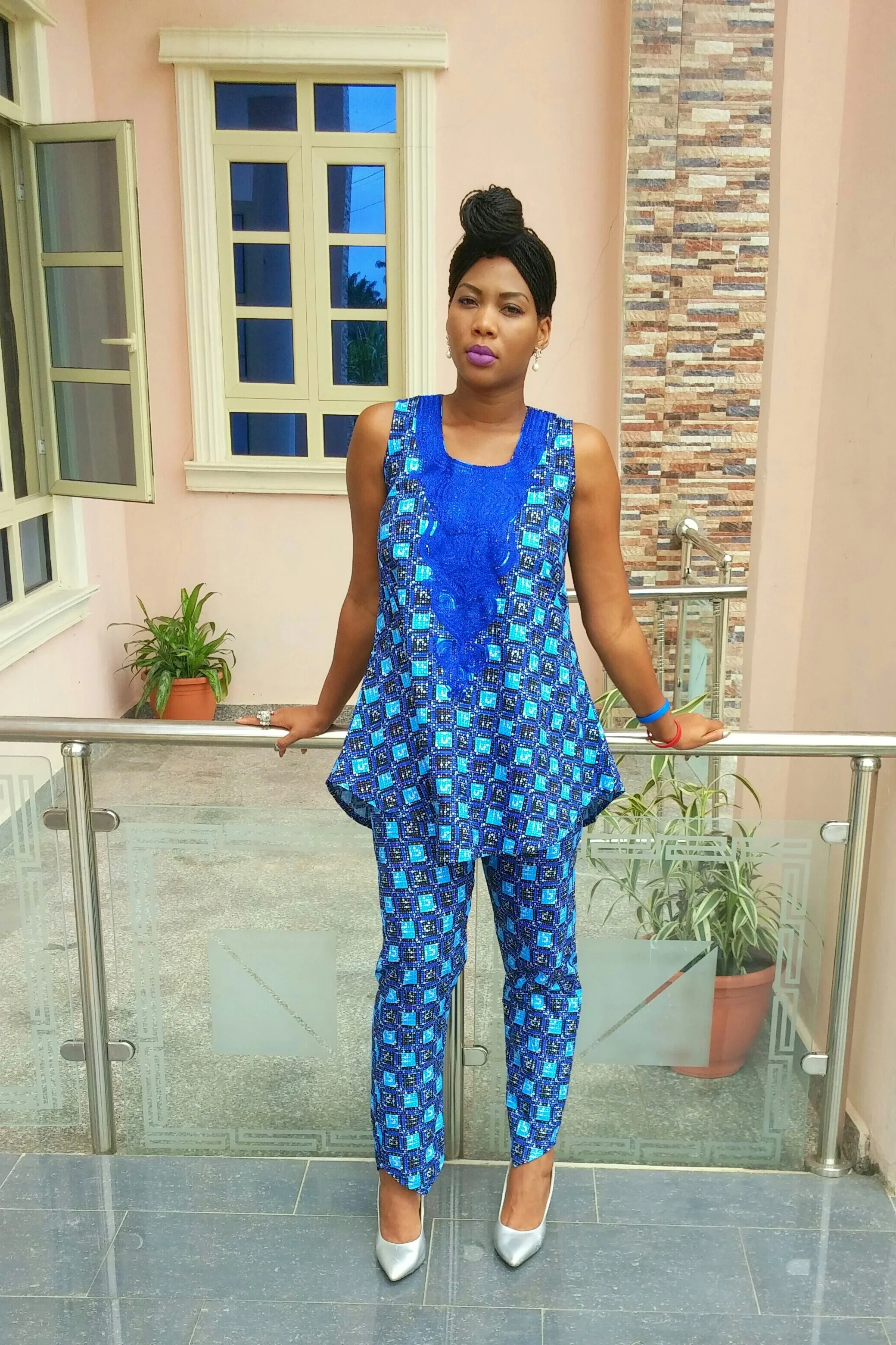 The best way to wear print twosies - f.t. my signature ankara top with matching pants