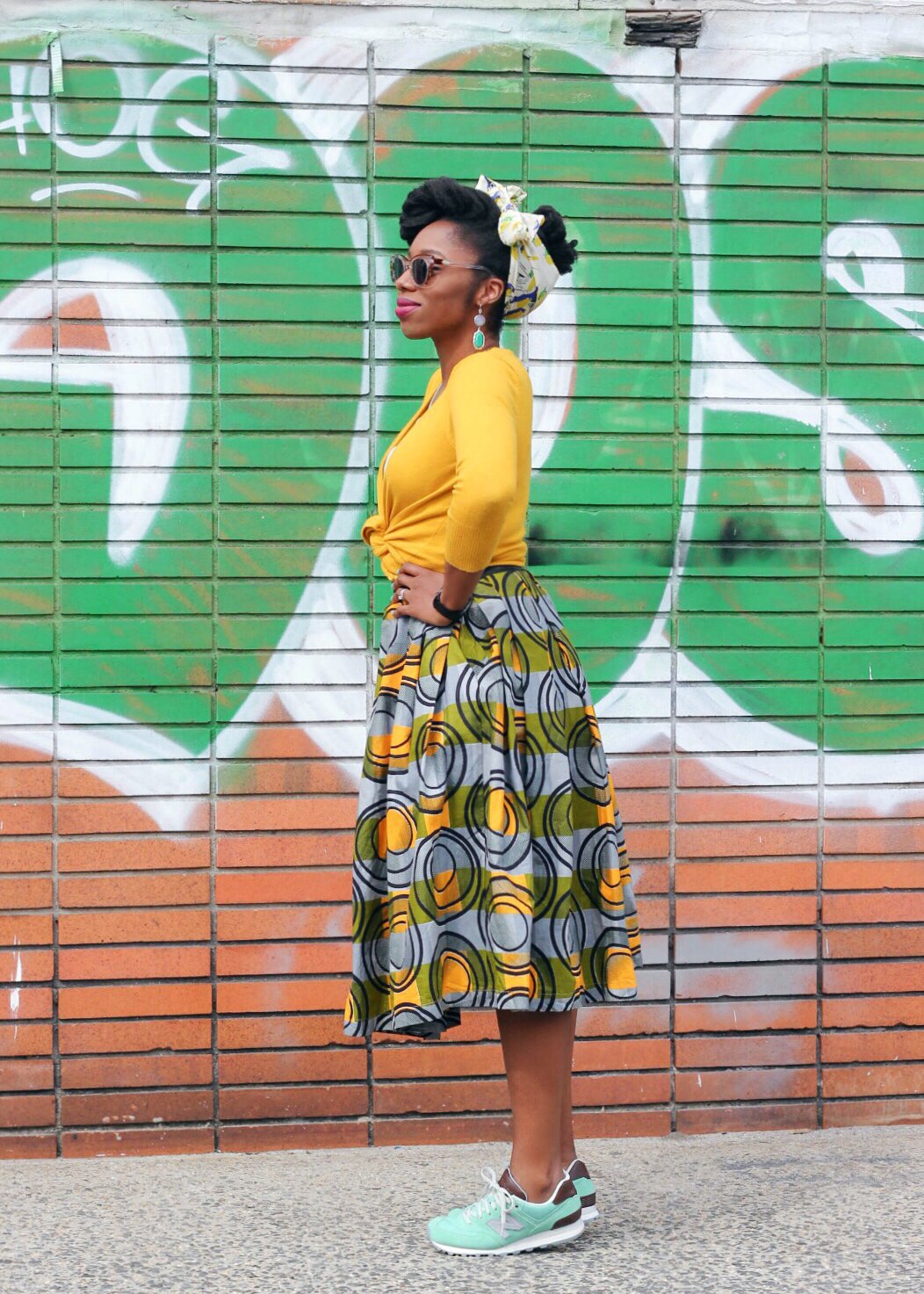 A retro way to style New Balance sneakers