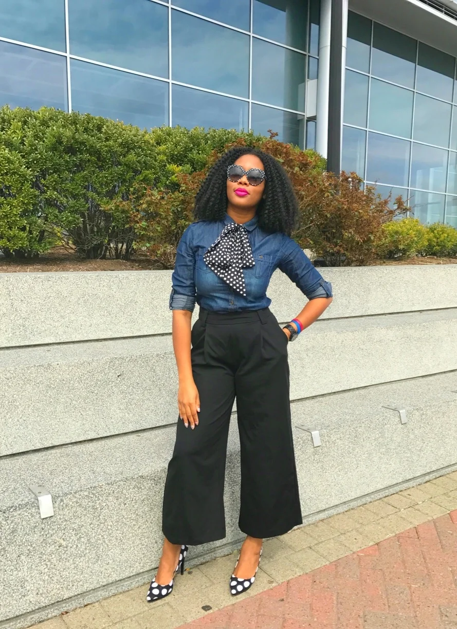 How to wear denim to work