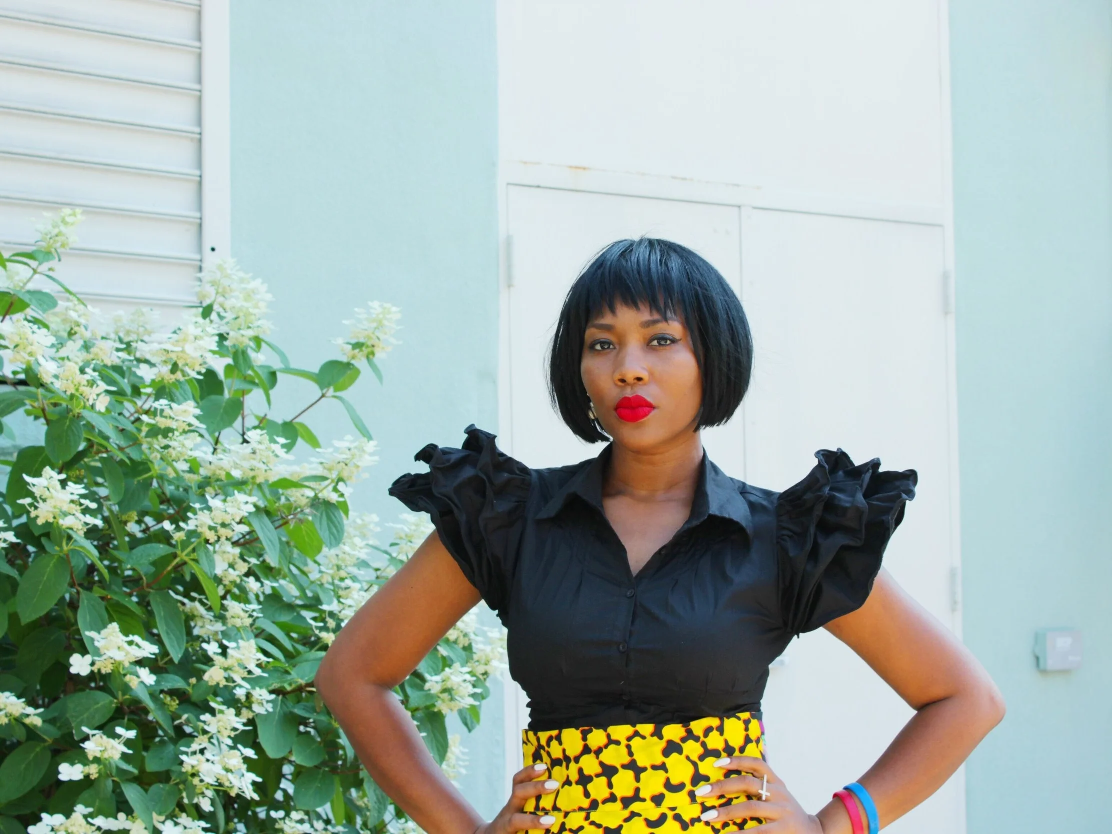 How to wear the Double Print Skirt (AKA Alter Ego Skirt) in an edgy way