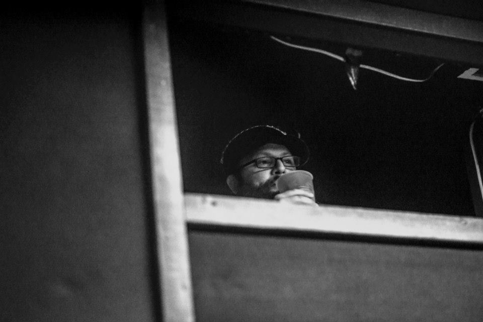 This is me. The lone satellite. Broadcasting from the Great Beyond. (Photo: Shane Wynn)