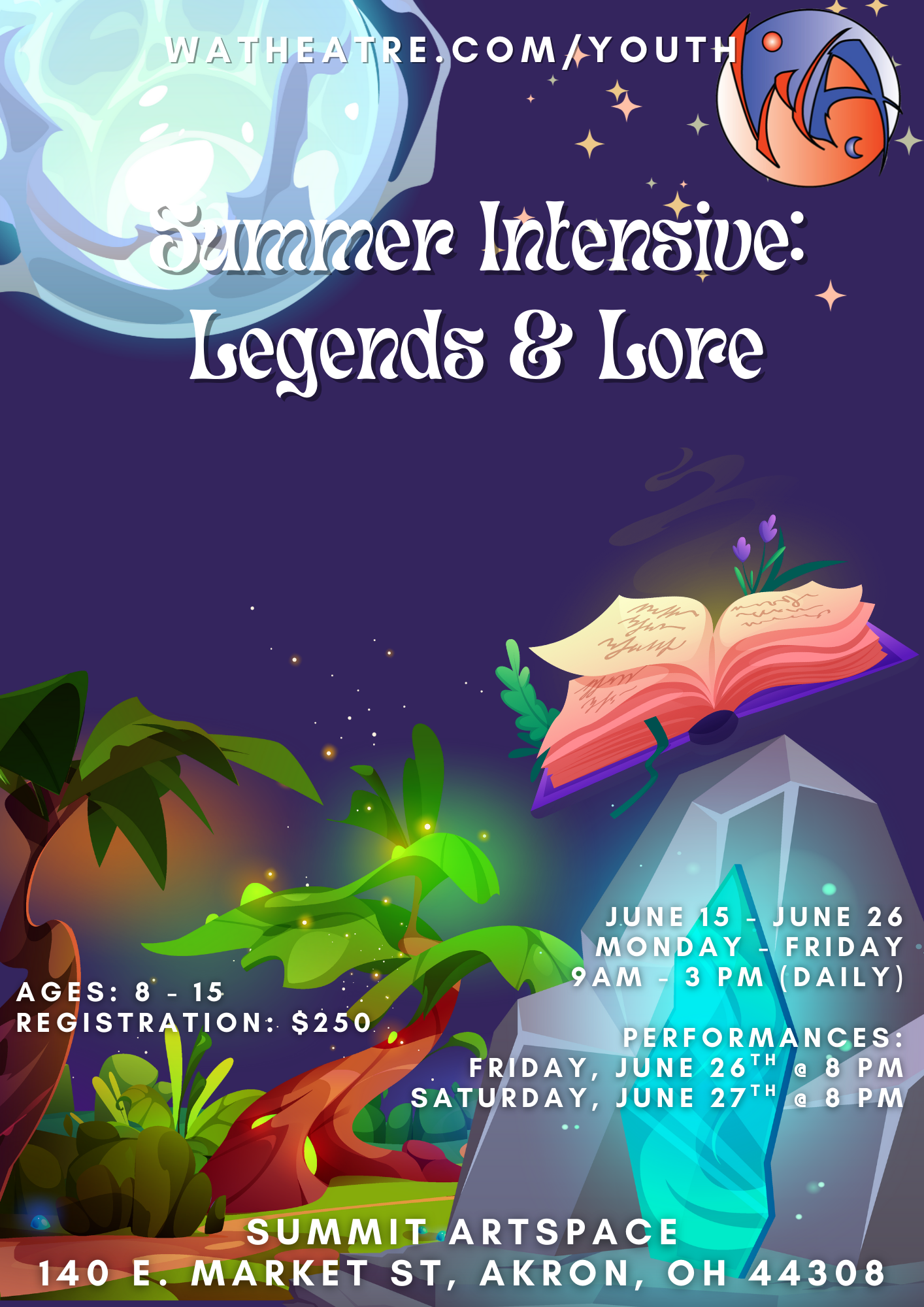 Purple Ilustration Fantasy  Story Book Cover A4 Document.png