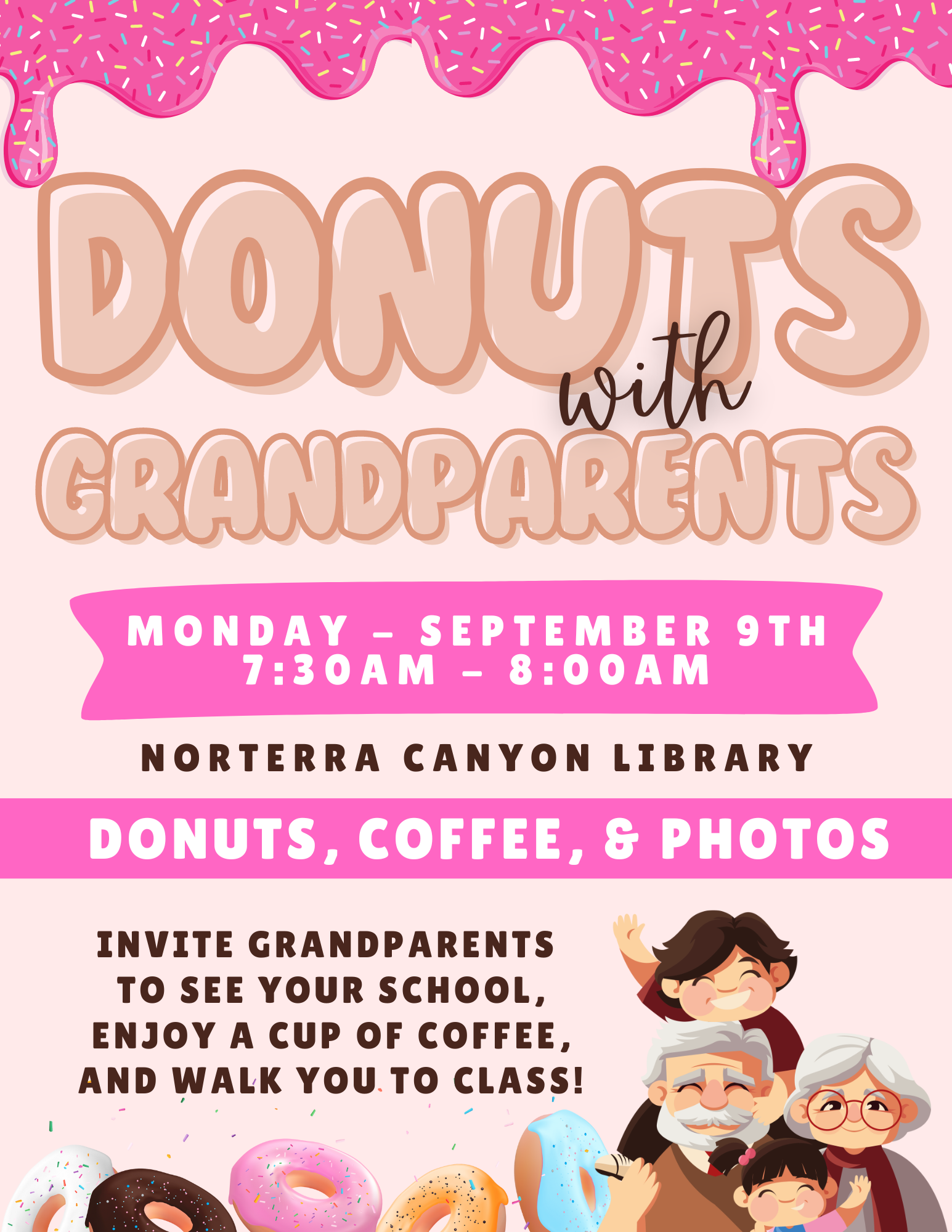 Donuts with Grandparents