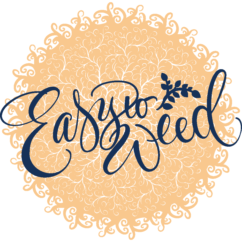 Easy-to-weed Wiggly Mandala SVG